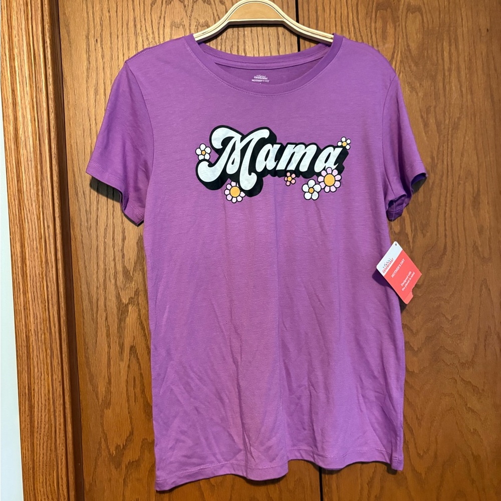 Purple 'Mama' Graphic T-Shirt
